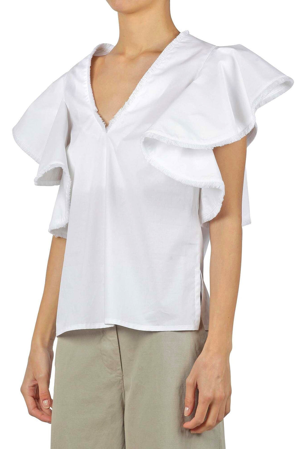 SUOLI Top con rouche Clothing SUOLI