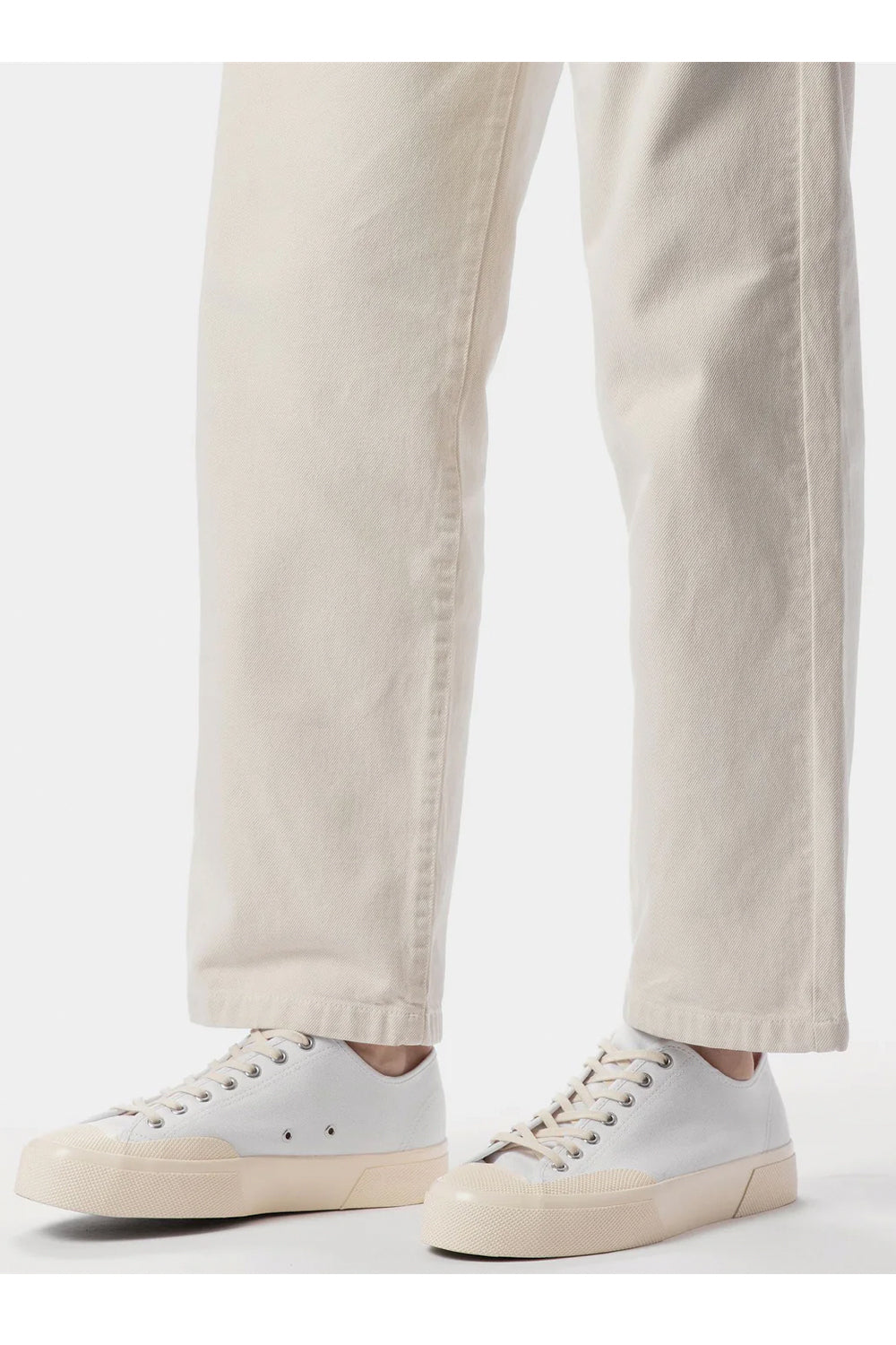 Superga Works Low Cut Uomo: Beige & Bianco