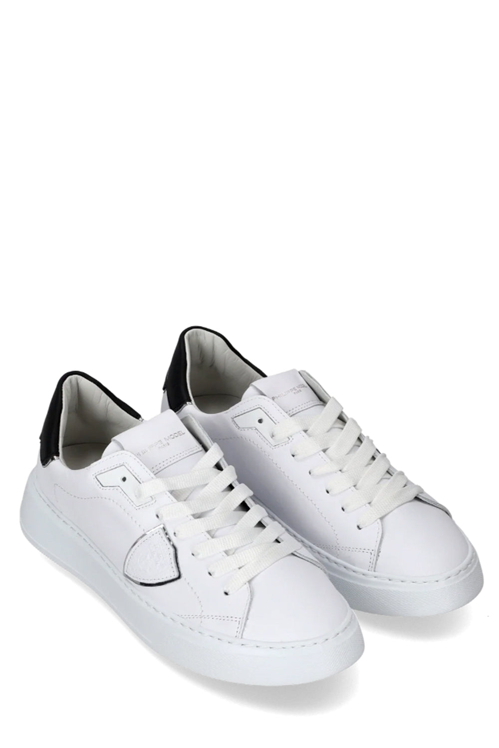 PHILIPPE MODEL Sneaker bassa Temple donna bianco e nero