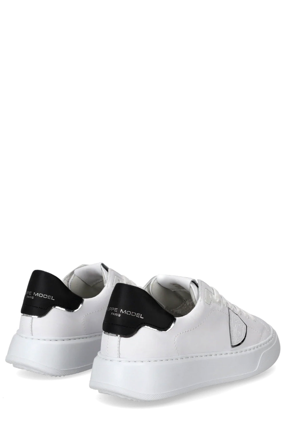 PHILIPPE MODEL Sneaker bassa Temple donna bianco e nero