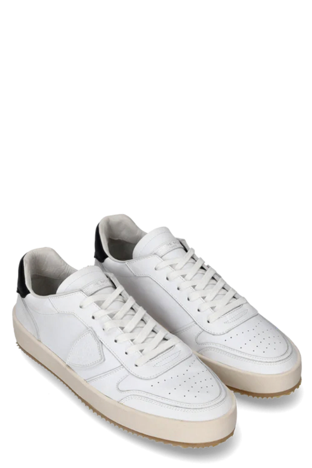 PHILIPPE MODEL Sneaker bassa Nice uomo bianco e nero