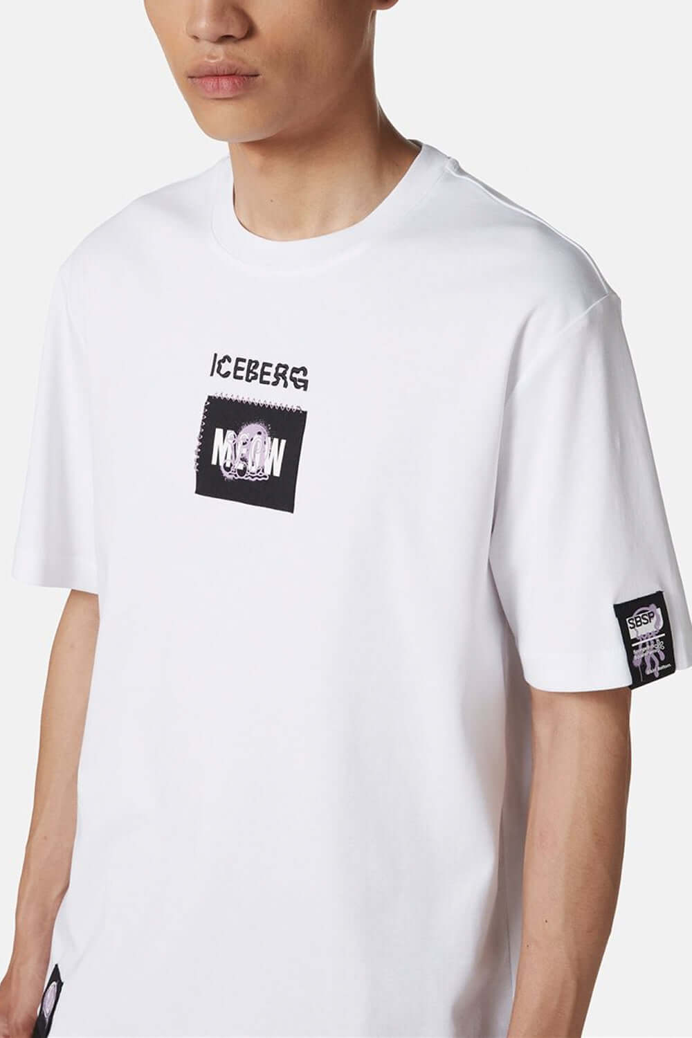 ICEBERG T-shirt in tessuto interlock sostenibile certificato GOTS Uncategorized ICEBERG