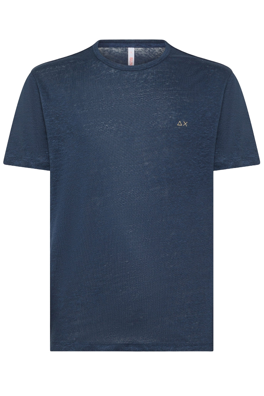 SUN 68 T-shirt girocollo in lino