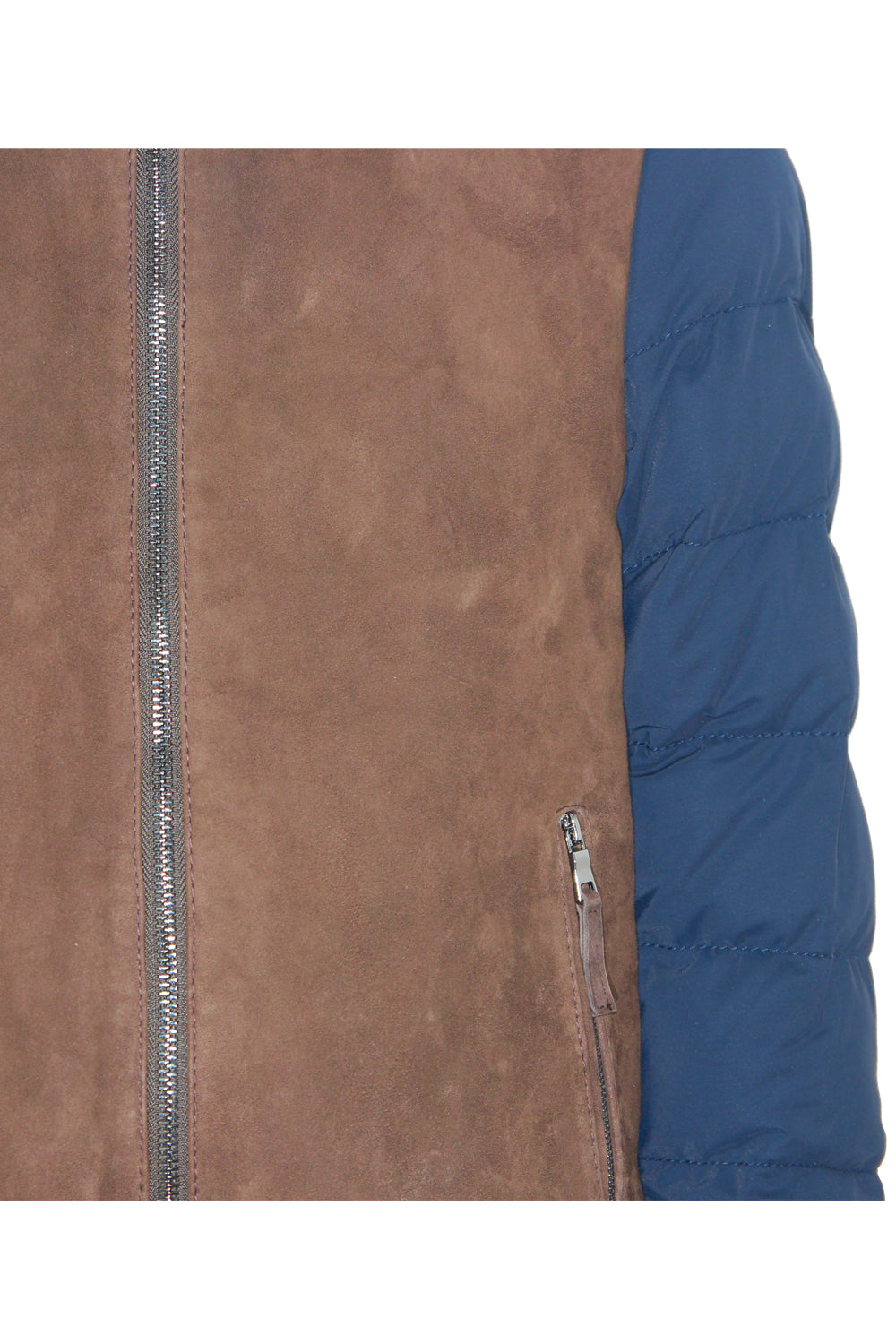 THE JACK LEATHERS Giubbotto Virgilio in suede e nylon