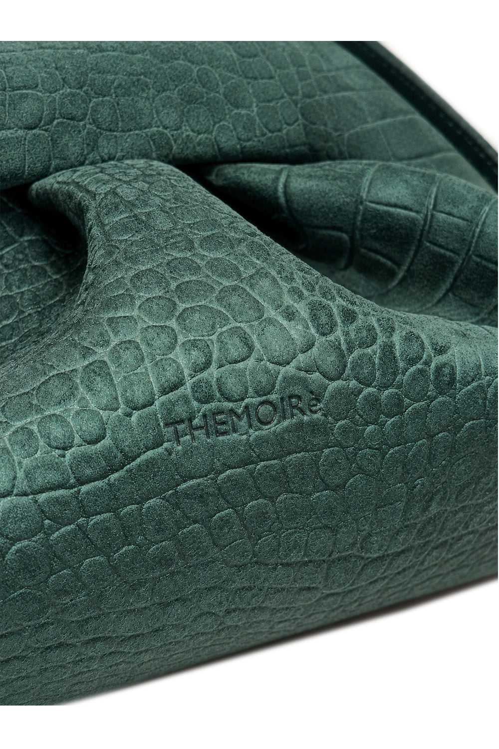 THEMOIRE Borsa bios medium suede croco effect