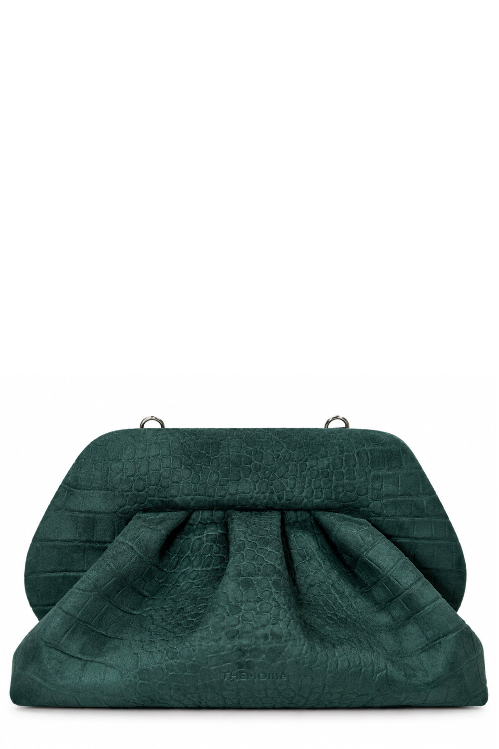 THEMOIRE Borsa bios medium suede croco effect