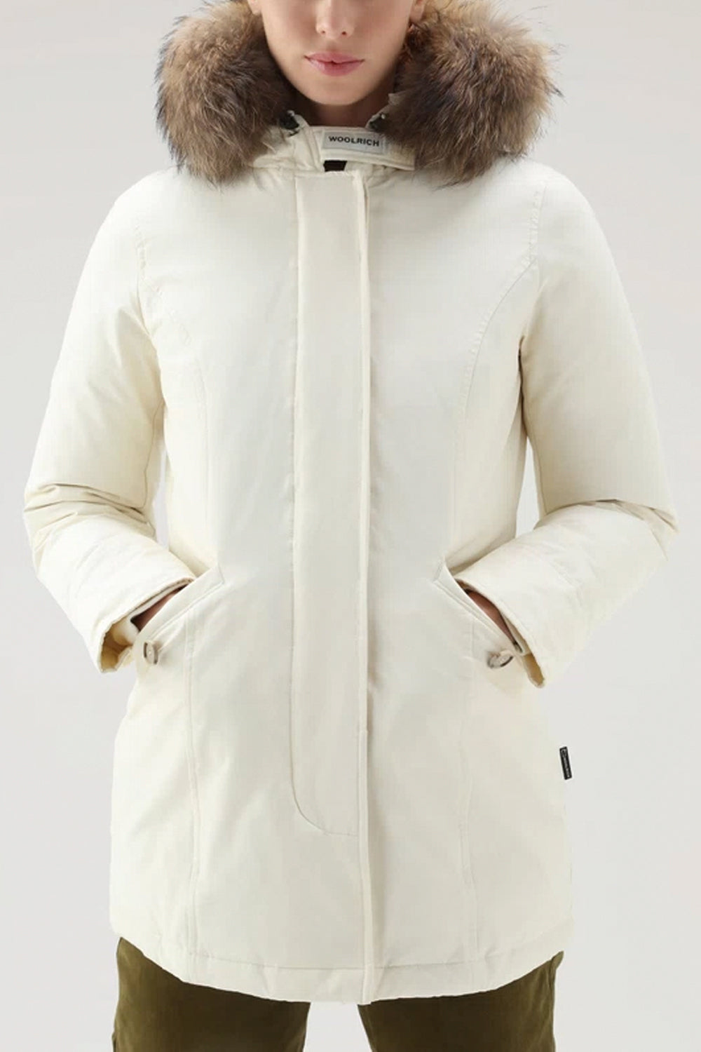 WOOLRICH Arctic Parka in Ramar Cloth con pelliccia WOOLRICH