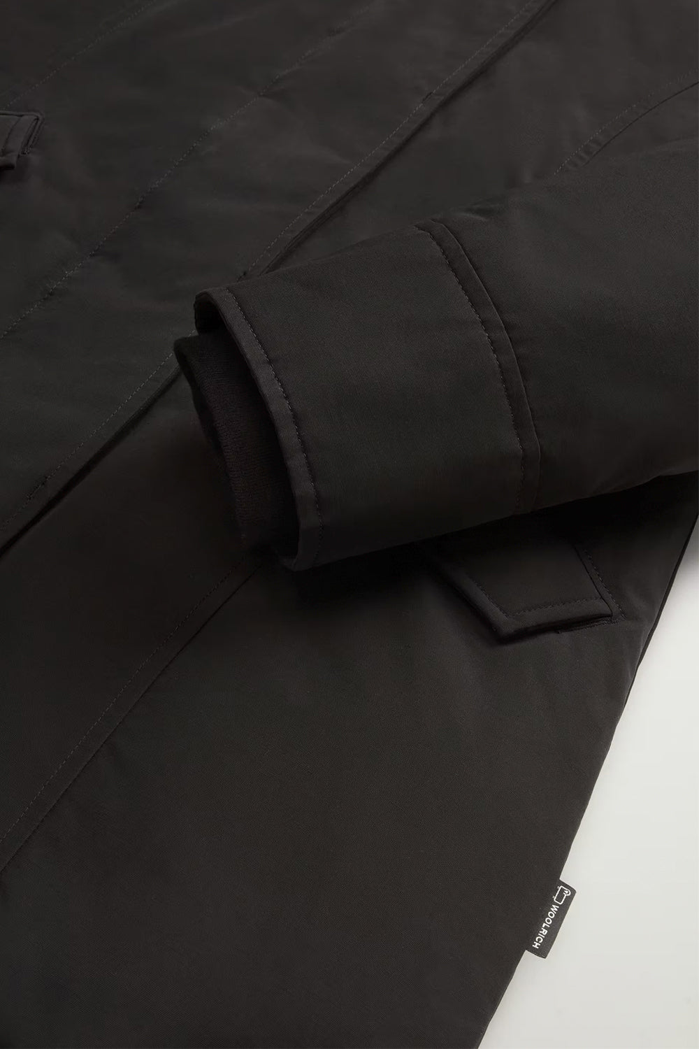 WOOLRICH Arctic Parka in Ramar Cloth con pelliccia removibile