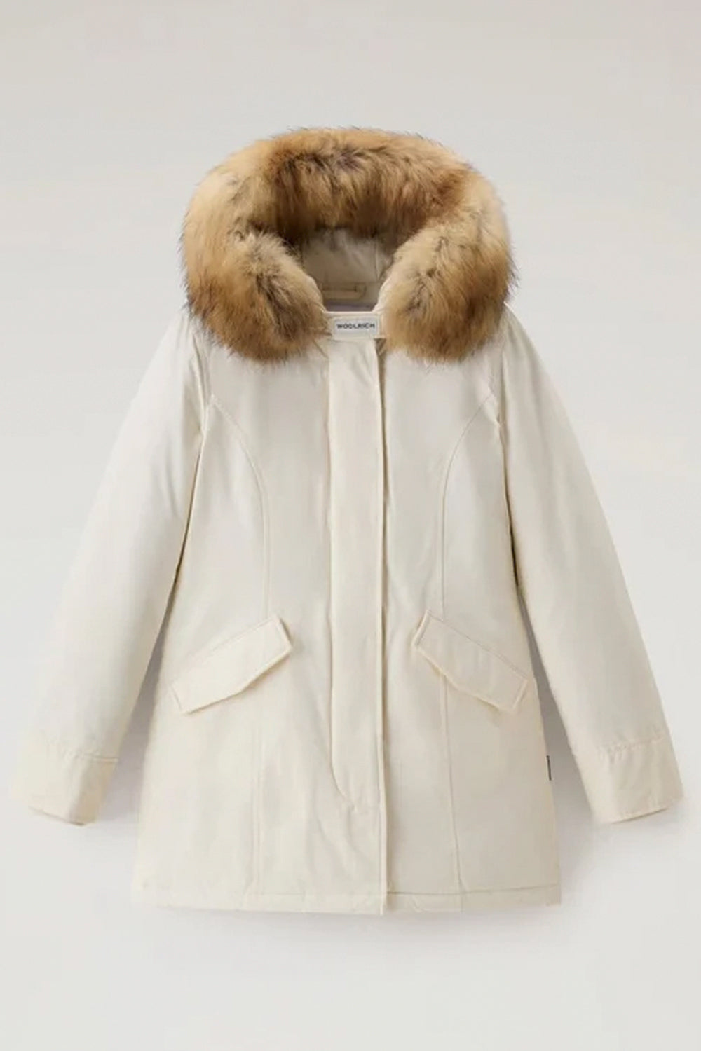 WOOLRICH Arctic Parka in Ramar Cloth con pelliccia removibile
