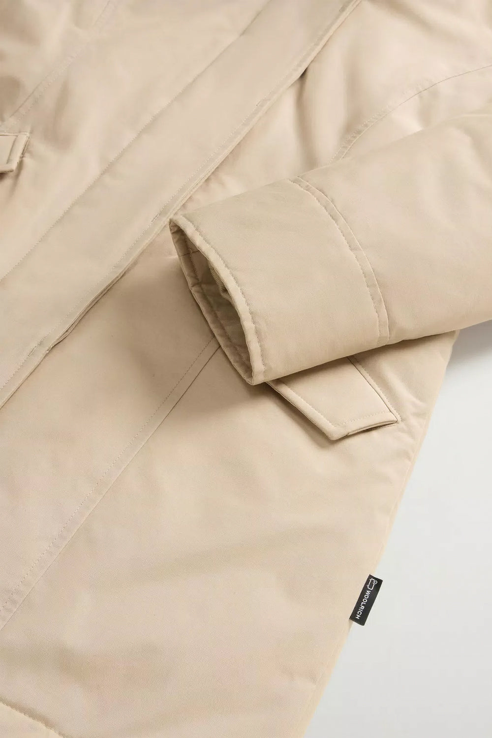 WOOLRICH Arctic Parka in Ramar Cloth con pelliccia removibile