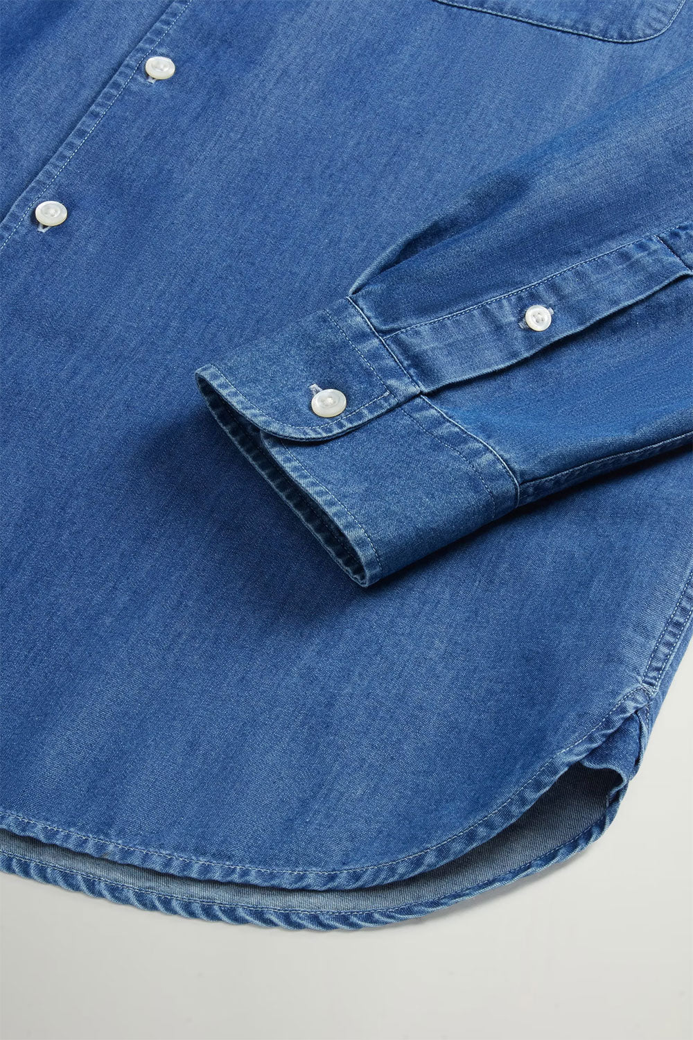WOOLRICH Camicia in puro cotone con taschino