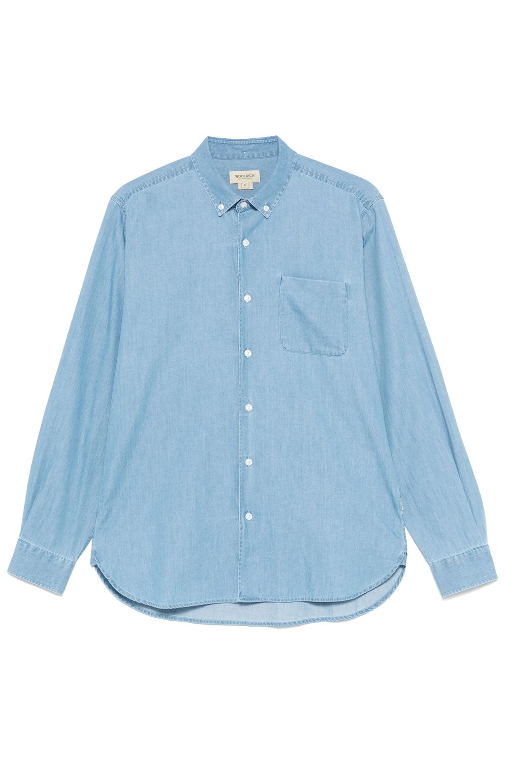 WOOLRICH Camicia in puro cotone con taschino