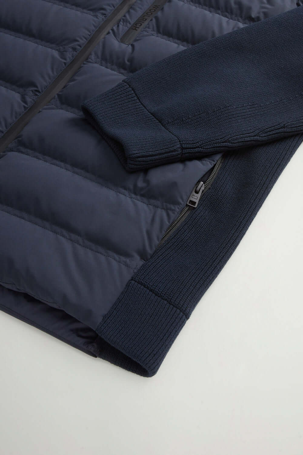 WOOLRICH Giacca ibrida Bering in nylon elasticizzato con finitura opaca Uncategorized WOOLRICH