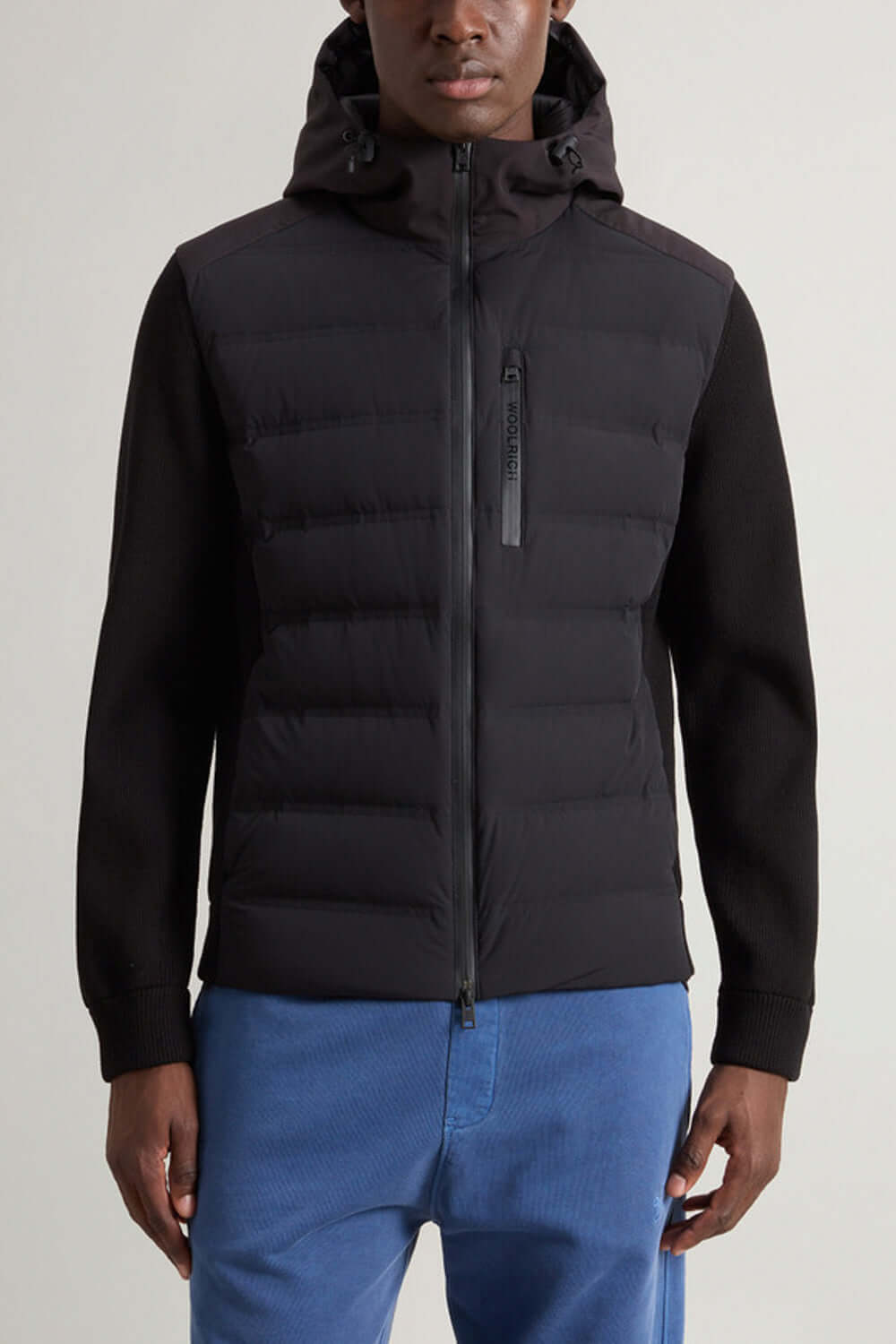 WOOLRICH Giacca ibrida Bering in nylon elasticizzato con finitura opaca Uncategorized WOOLRICH
