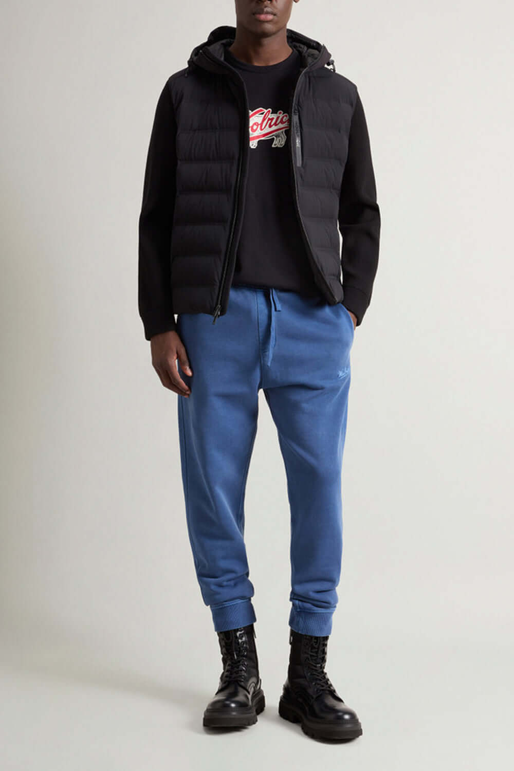 WOOLRICH Giacca ibrida Bering in nylon elasticizzato con finitura opaca Uncategorized WOOLRICH