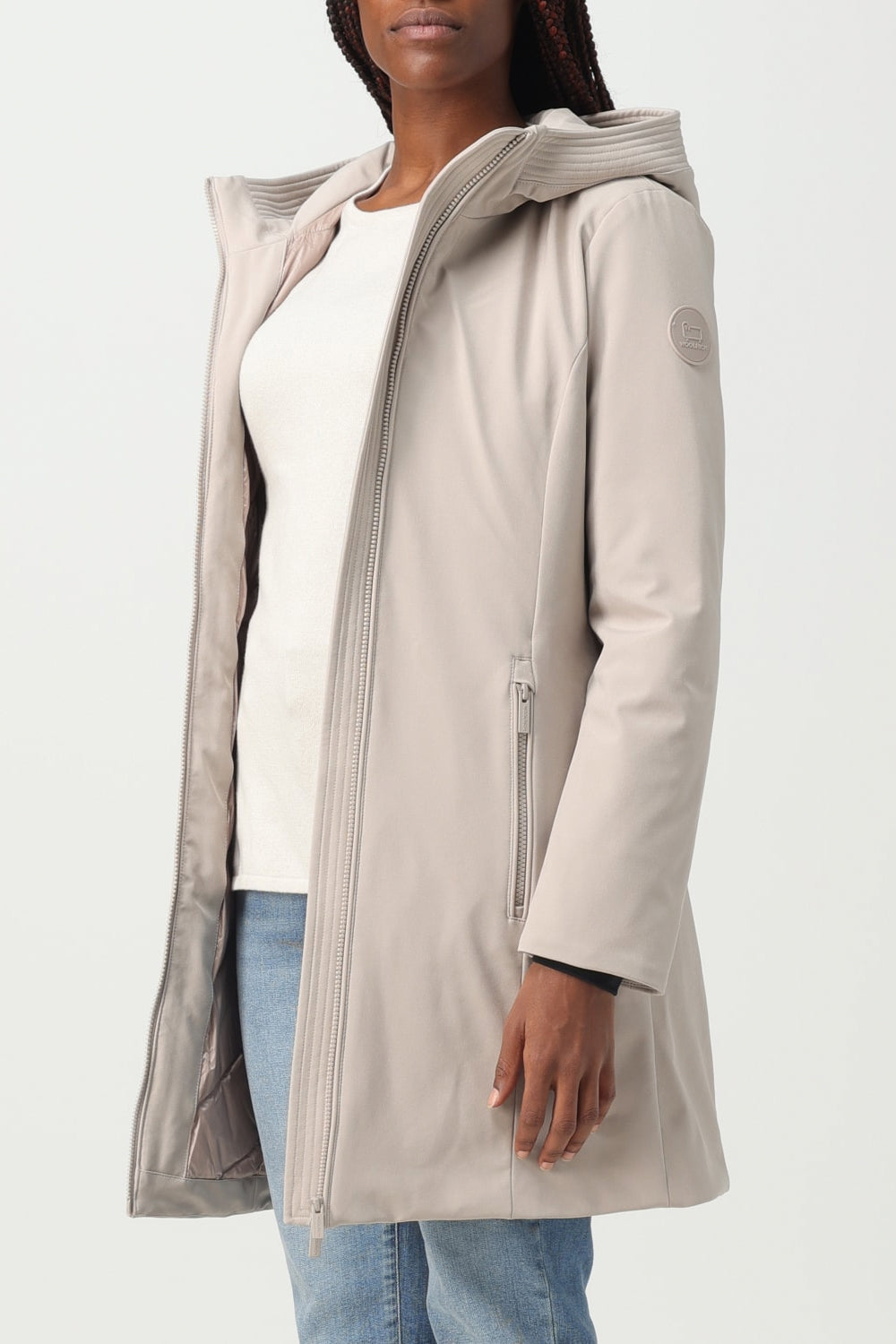 WOOLRICH Giubbotto Firth Parka in Tech Softshell WOOLRICH