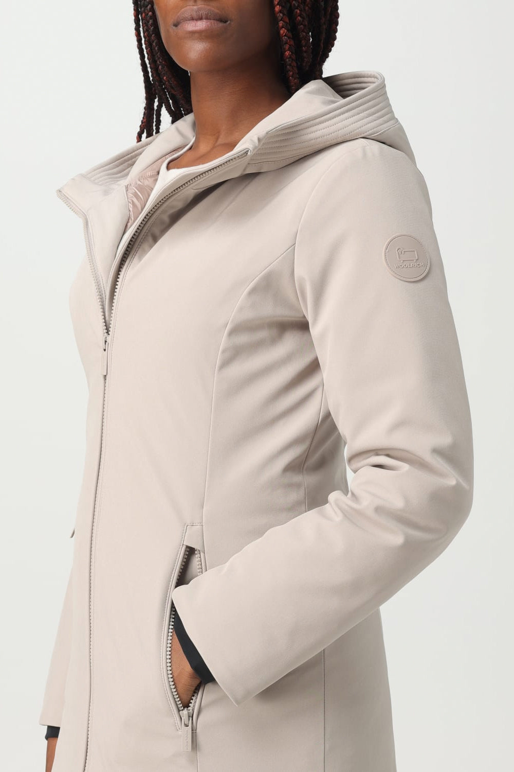 WOOLRICH Giubbotto Firth Parka in Tech Softshell WOOLRICH
