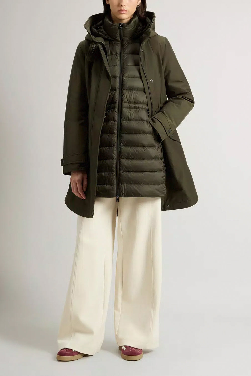 WOOLRICH Parka 3 in 1 in Ramar Cloth