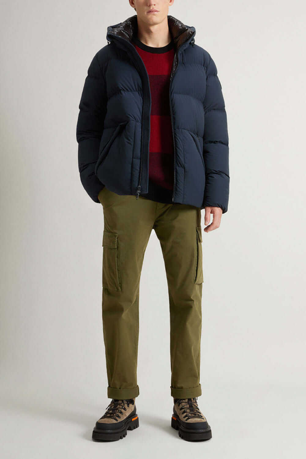 WOOLRICH Piumino Sierra Supreme in nylon elasticizzato Uncategorized WOOLRICH