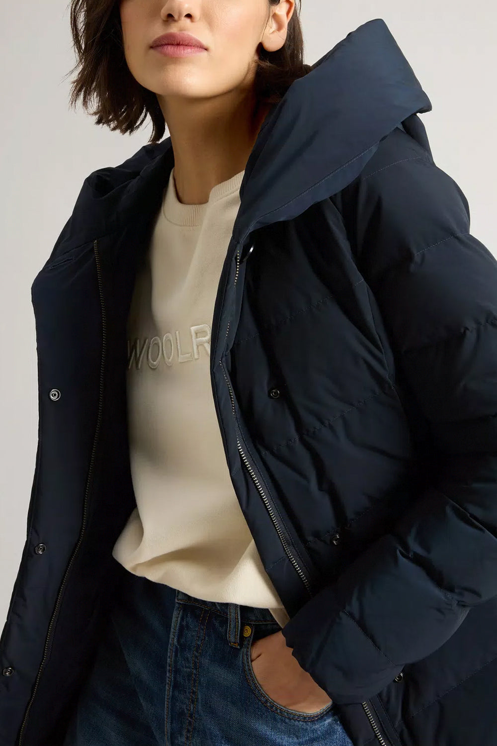 WOOLRICH Puffy Prescott Parka in Urban Touch