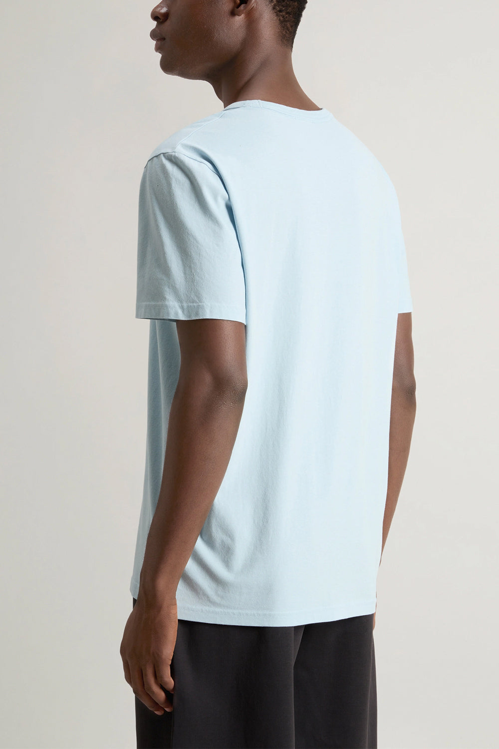 WOOLRICH T-shirt in puro cotone con logo