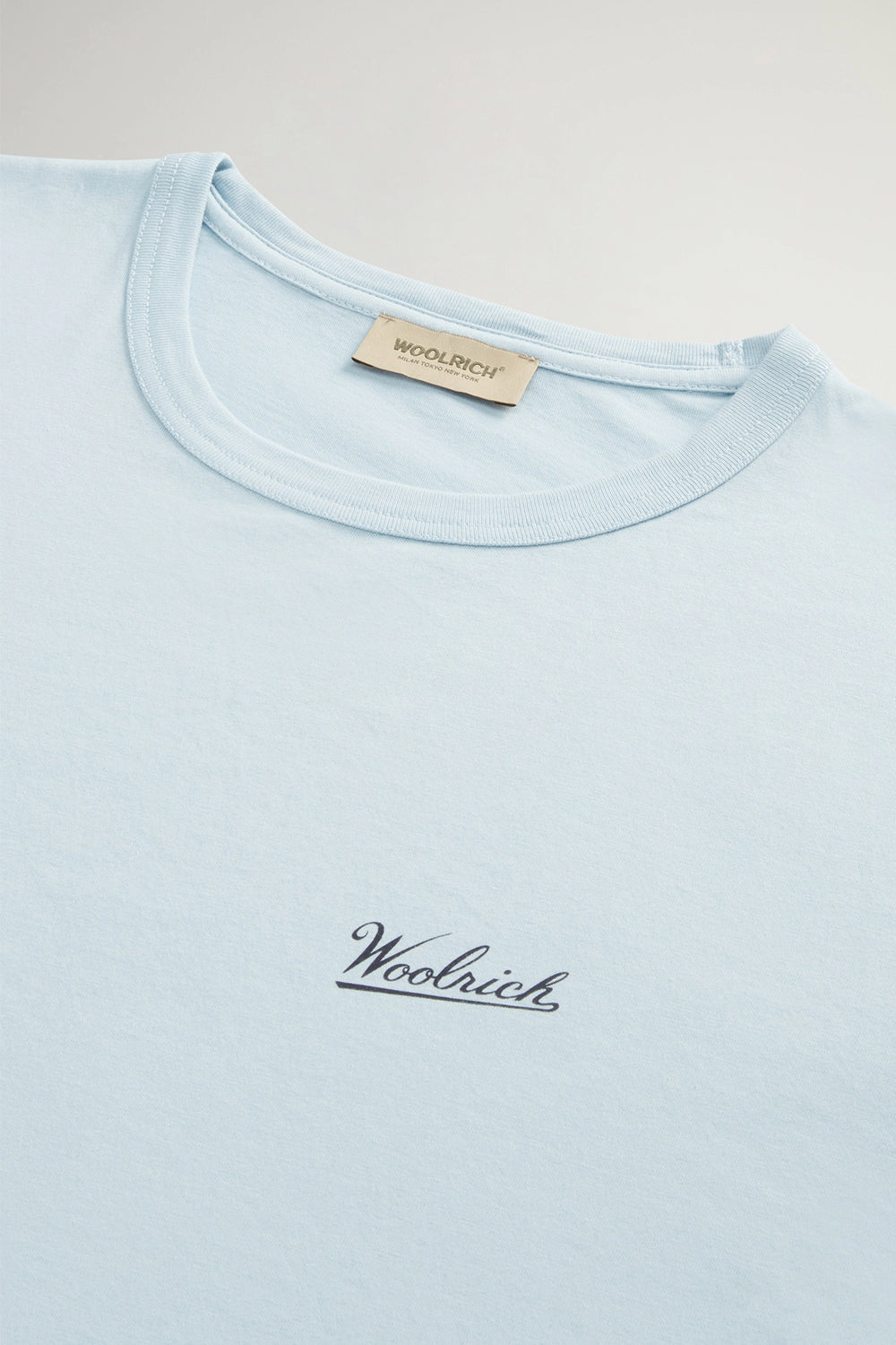 WOOLRICH T-shirt in puro cotone con logo