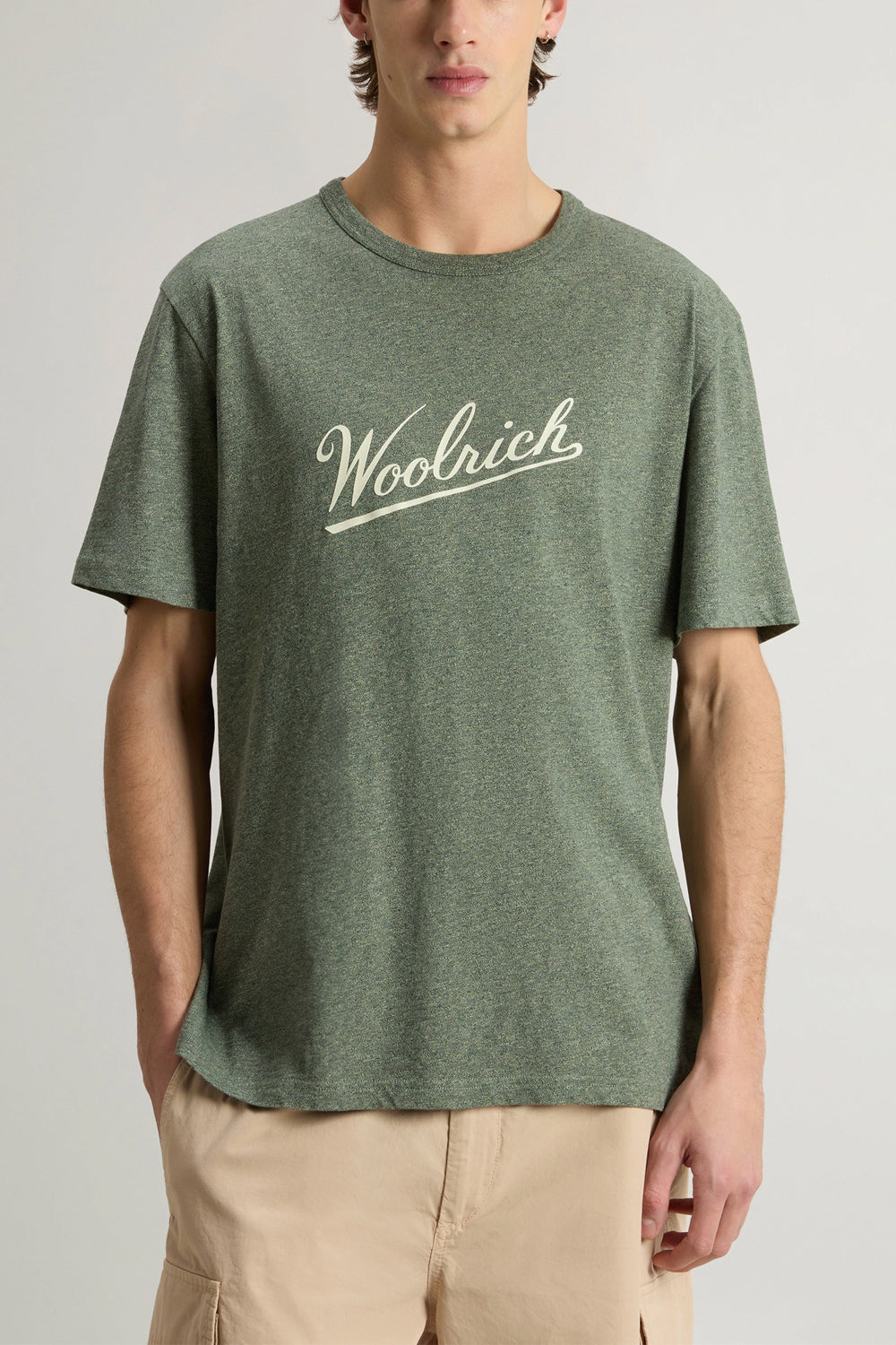 WOOLRICH Tshirt in jersey di cotone moulinè