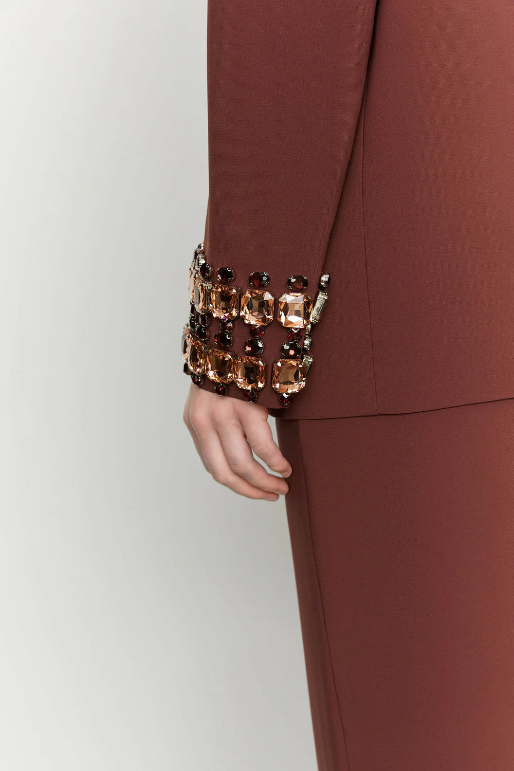 ISABELLE BLANCHE Blazer oversize con ricami