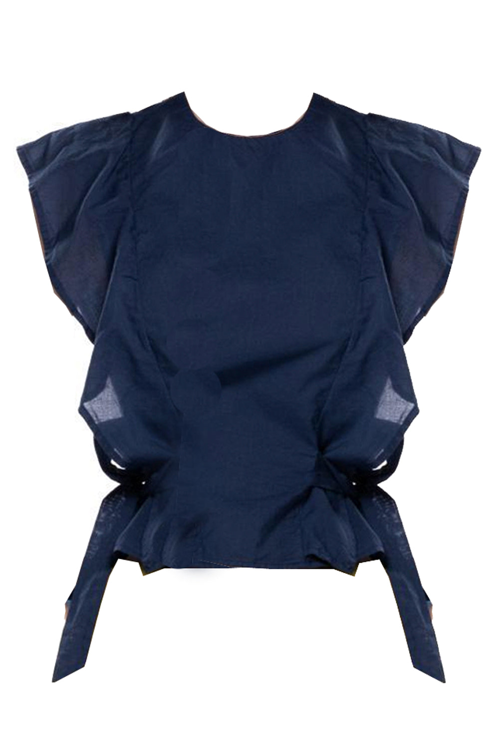 ALESSIA SANTI Blusa in cotone con balze ALESSIA SANTI