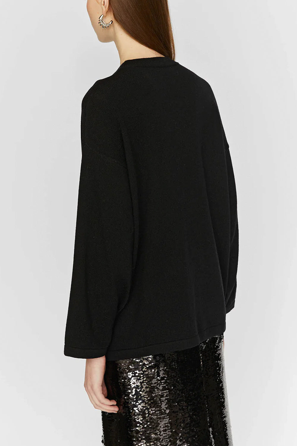 ISABELLE BLANCHE Maglia con pietre e piume
