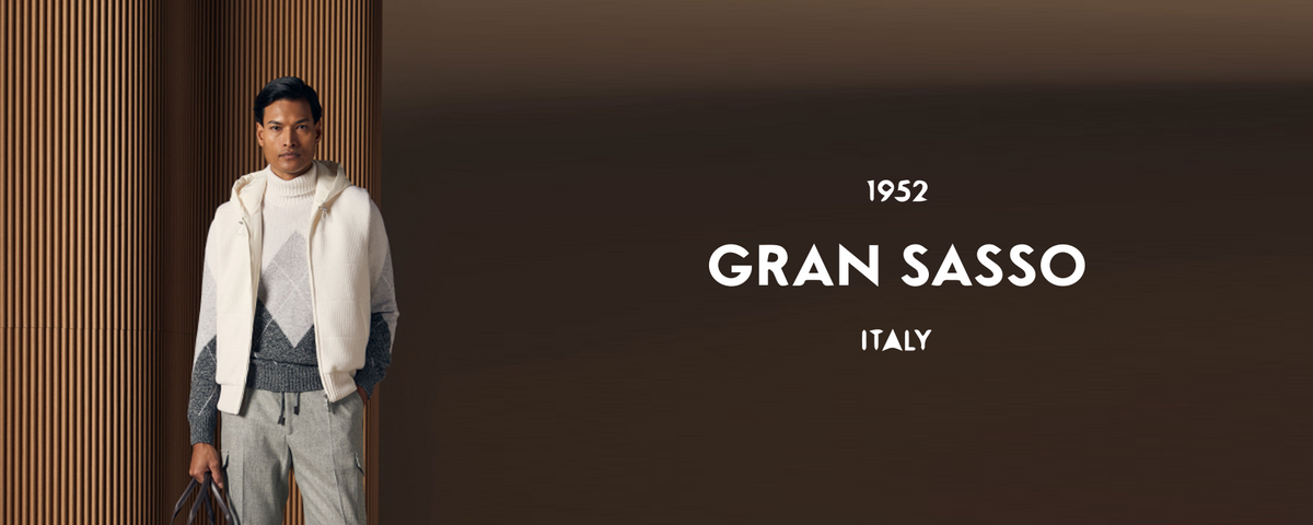 Gran Sasso maglioni polo in cotone in lana in jersey filo di scozia lupetti cardigan maglie in alcantare polo in camoscio e fresco lana Gran Sasso