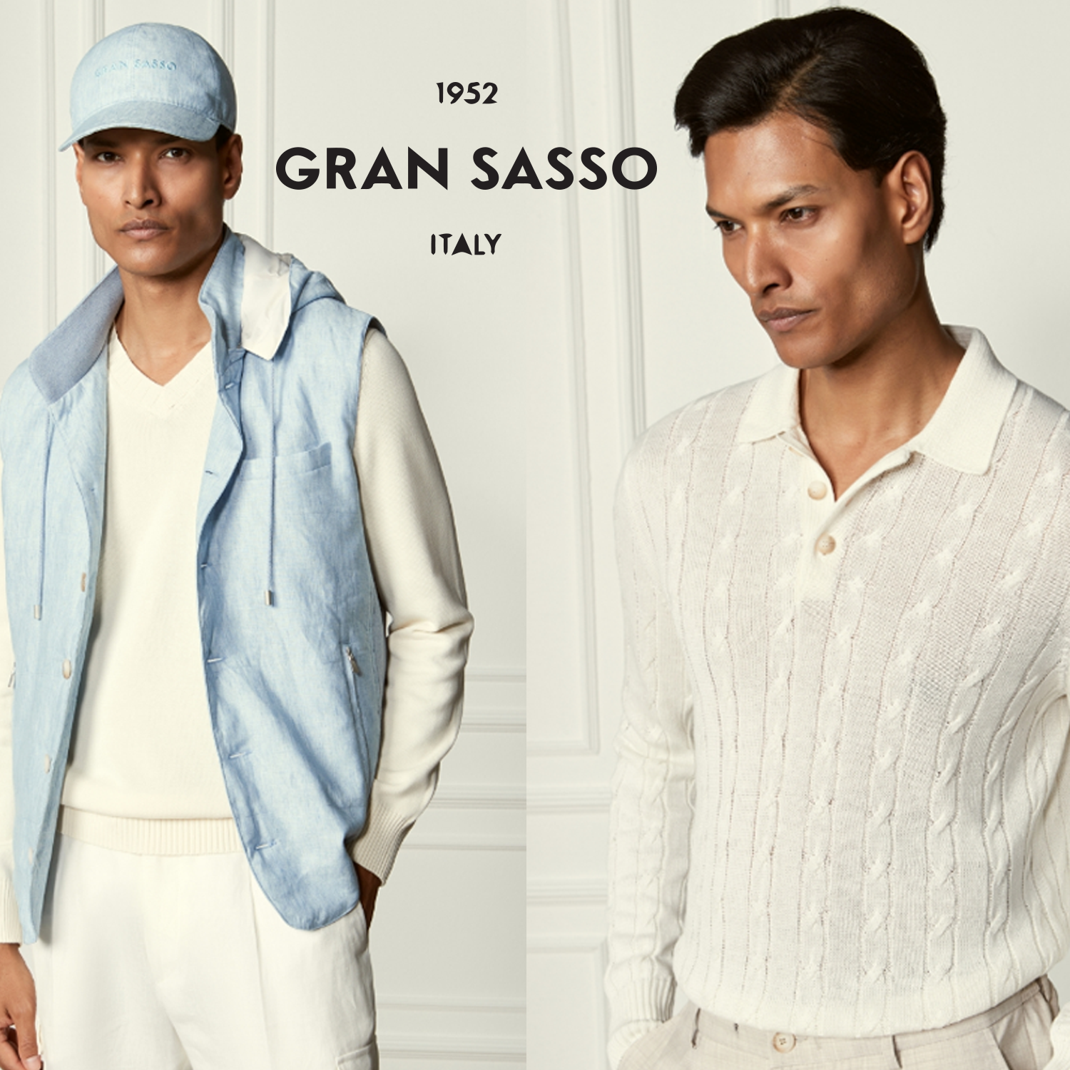 Gran Sasso maglioni polo in cotone in lana in jersey filo di scozia lupetti cardigan maglie in alcantare polo in camoscio e fresco lana Gran Sasso