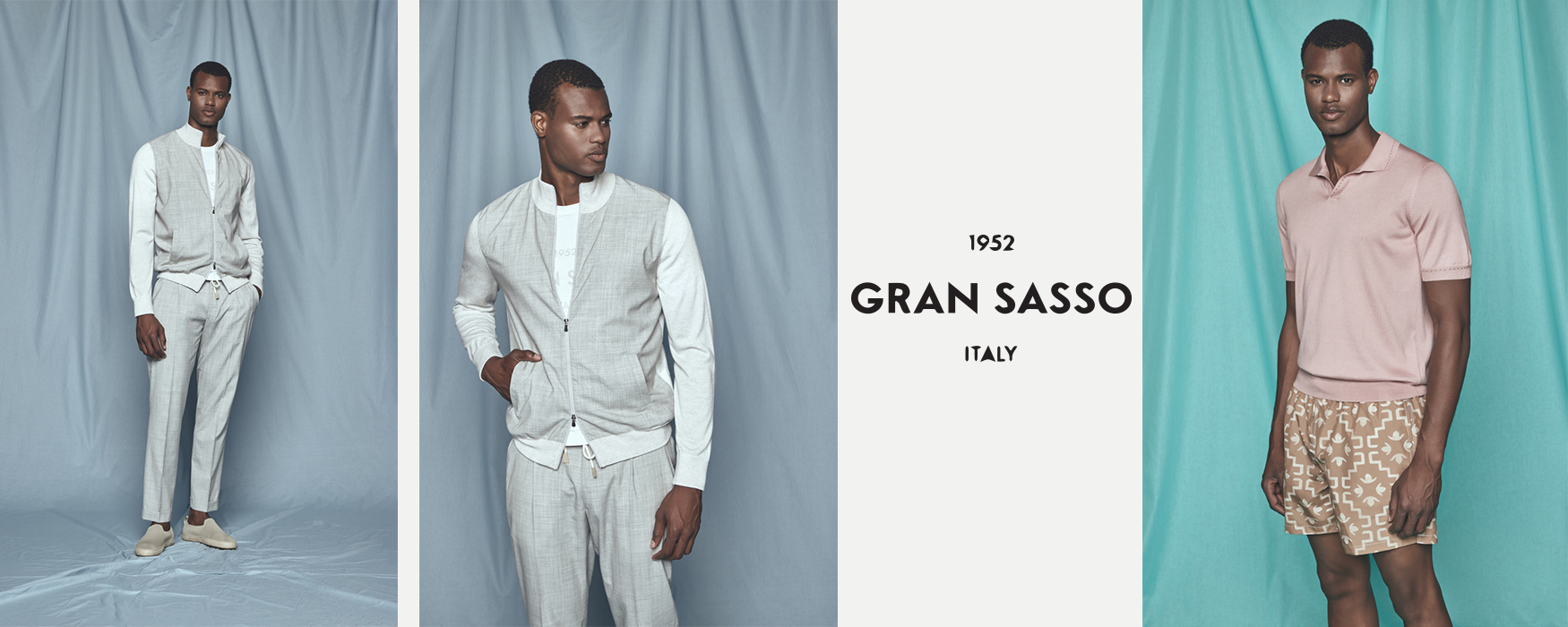 Gran Sasso maglioni polo in cotone in lana in jersey filo di scozia lupetti cardigan maglie in alcantare polo in camoscio e fresco lana Gran Sasso
