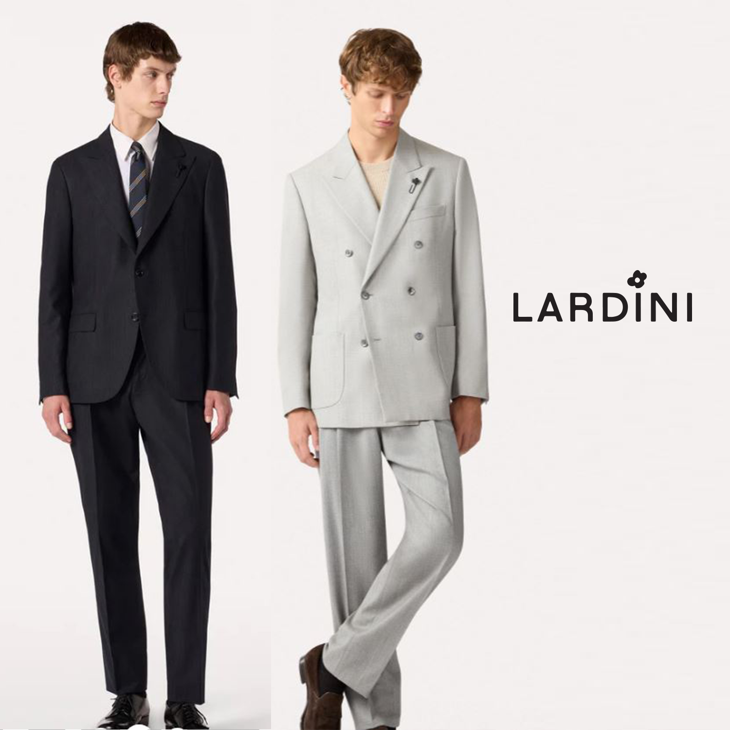 Lardini giacche doppio petto e monopetto abiti smocking Lardini