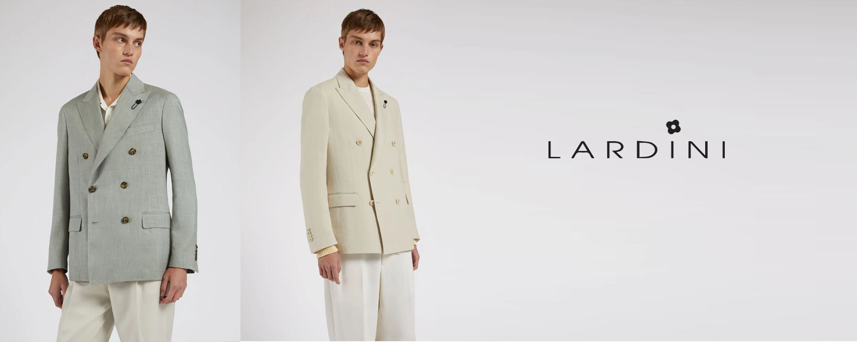 Lardini giacche doppio petto e monopetto abiti smocking Lardini