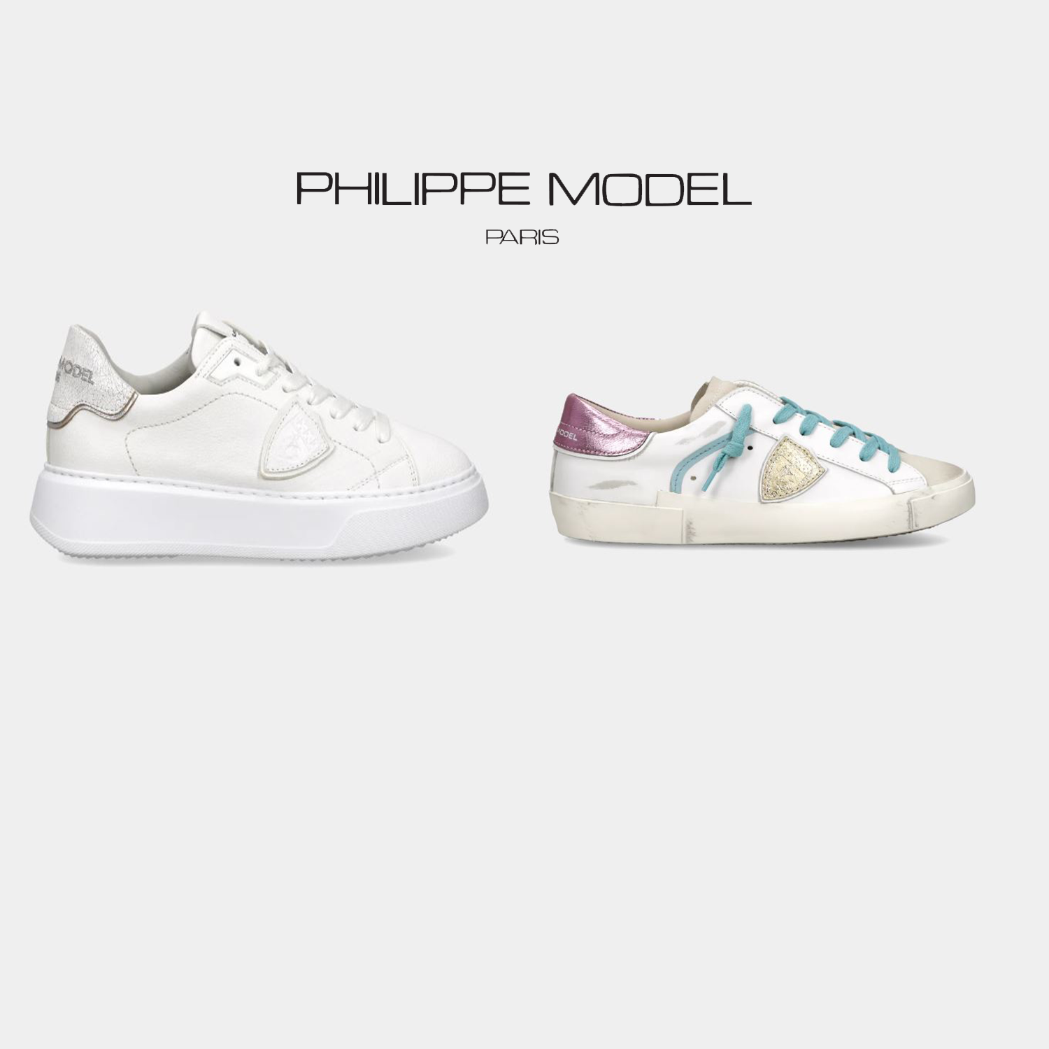 Scarpe sneakers Philippe Model uomo e donna tutti i modelli, Temple, Paris, Tropez, Lyon