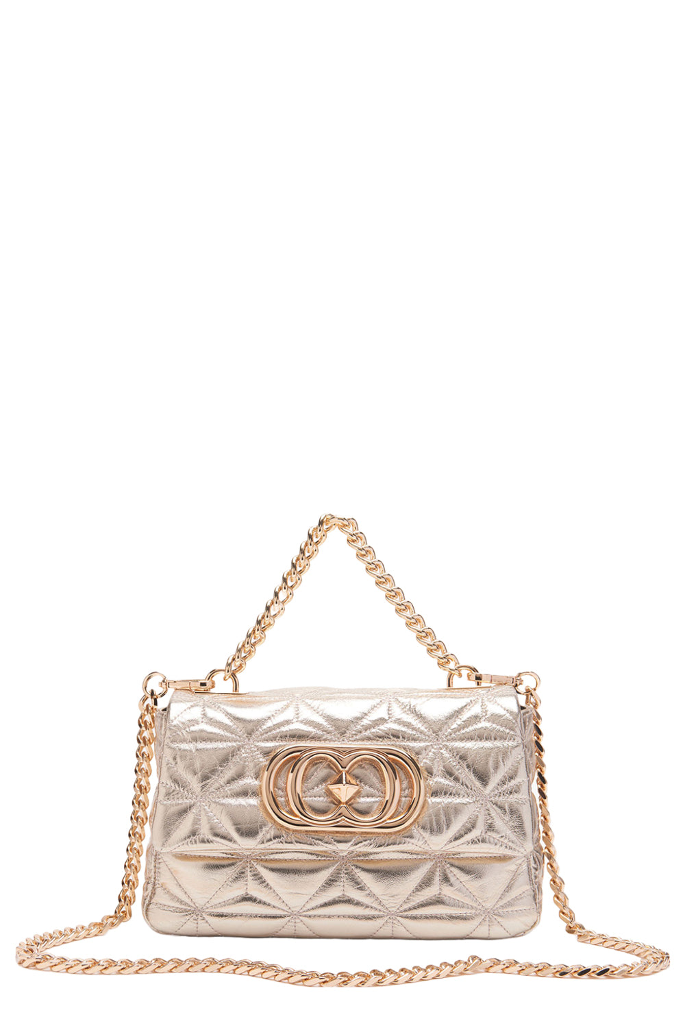 LA CARRIE Borsa media in pelle Shiny