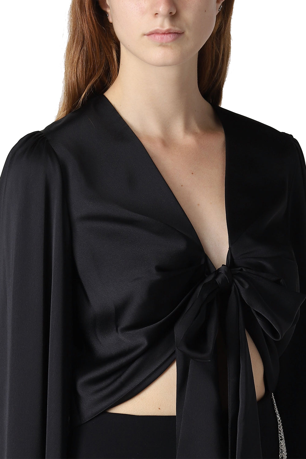 SIMONA CORSELLINI Blusa con strass sulle maniche Camicia SIMONA CORSELLINI   