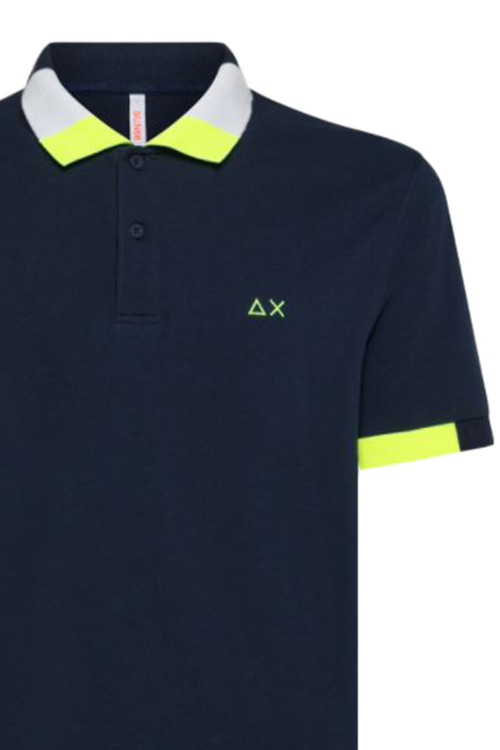Polo con profili a contrasto doppio colore - SUN68 Polo SUN 68   