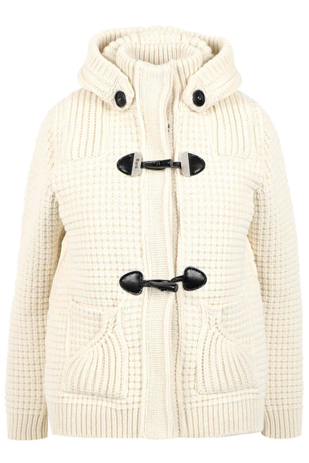 Bark Giubbotto Giaccone Bark Giacca Panna Giaccone Con Cappuccio E