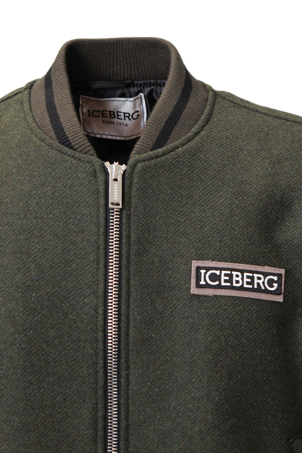 ICEBERG Giubbotti in nylon e pelle ICEBERG