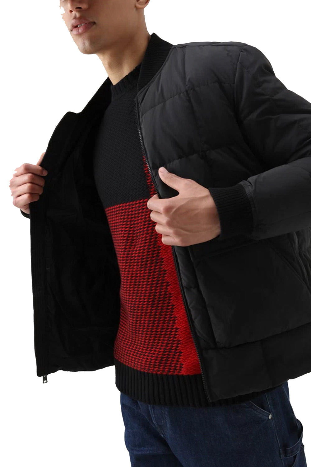 WOOLRICH Bomber Heritage Terrain in nylon Taslan WOOLRICH