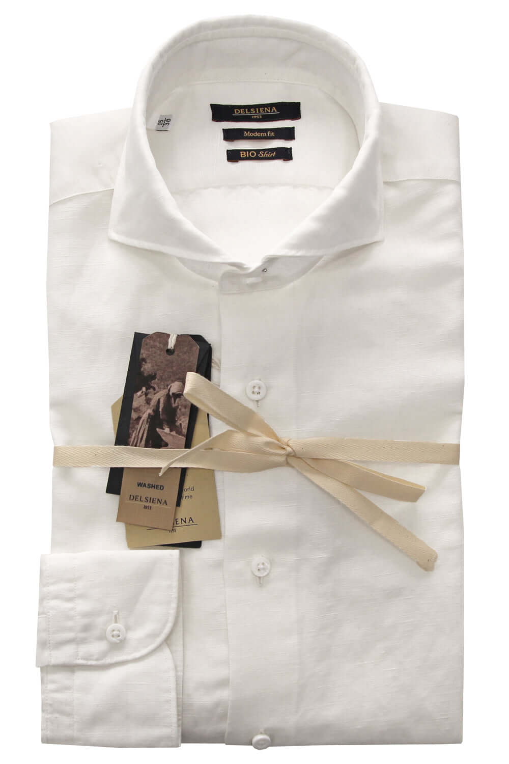 Camicie Delsiena Camicia In Lino Bio Shirt DEL SIENA 8855 F124