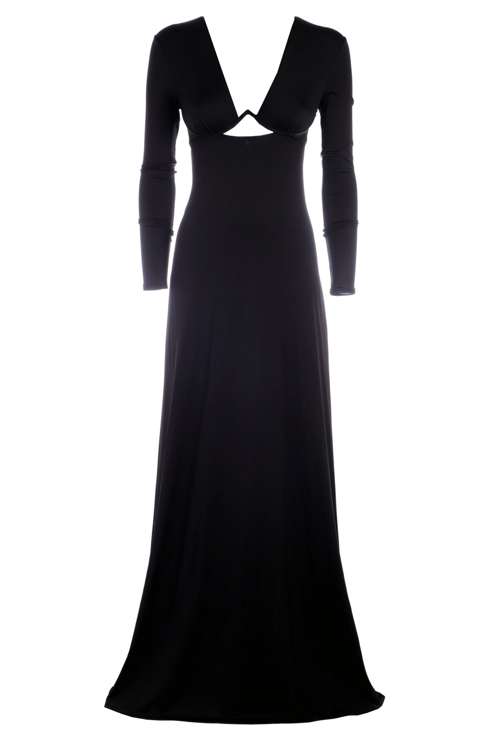 Abito Lungo CIRCUS HOTEL: Eleganza con Dettaglio 'V'