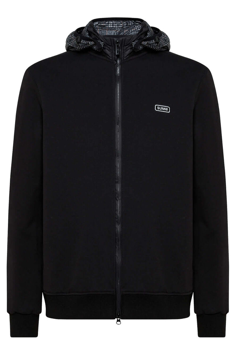 Giubbino Giacca Sun 68 Uomo Giubbotto Con Cappuccio In Nylon SUN68