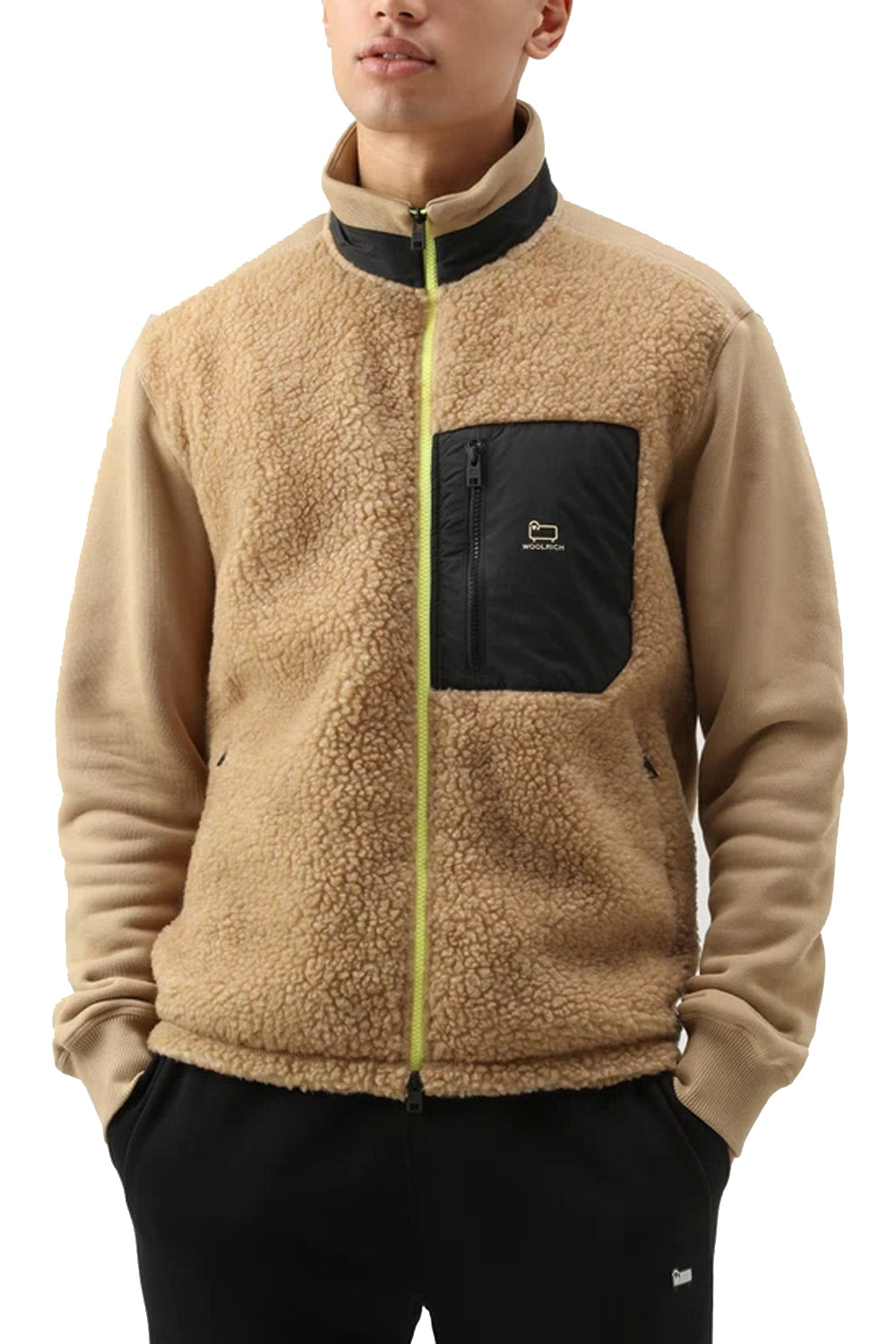 WOOLRICH Giacca in sherpa e pile Felpa WOOLRICH   