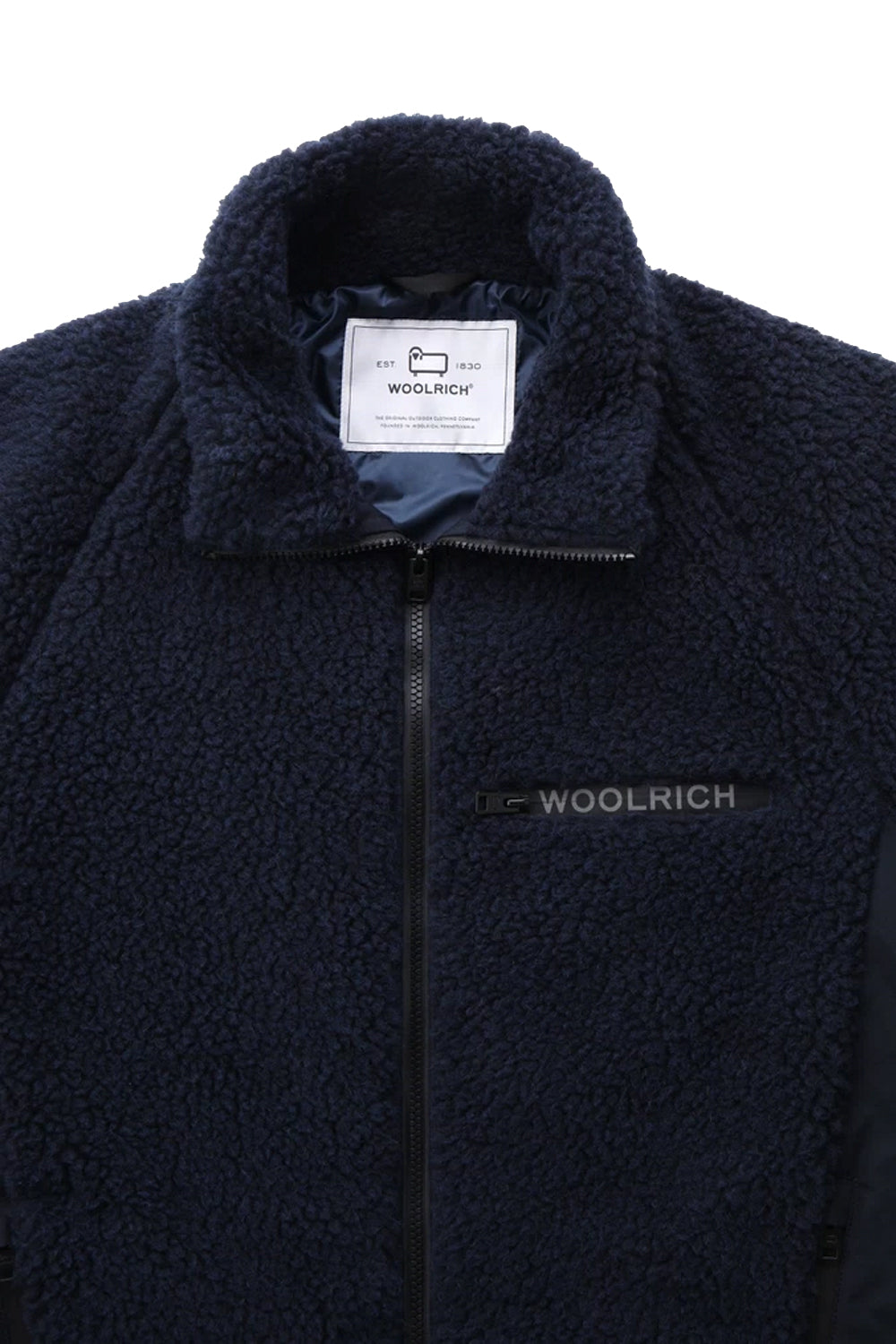 WOOLRICH Giacca Ibrida in Lana Sherpa Riciclata