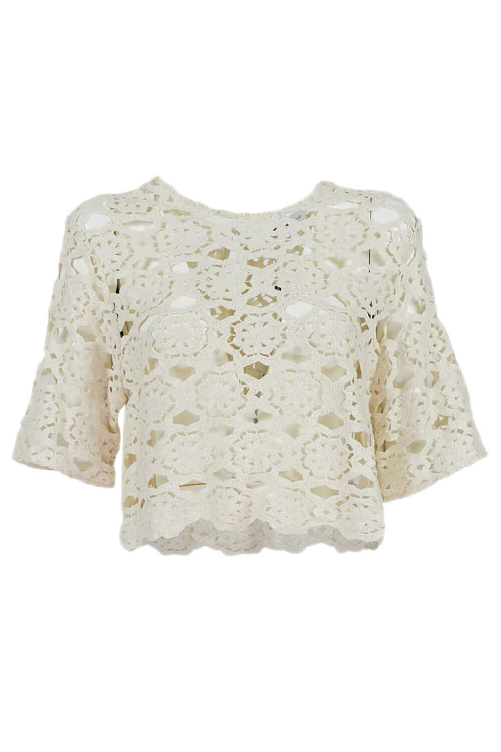 ISABELLE BLANCHE Top macramè Camicia ISABELLE BLANCHE   