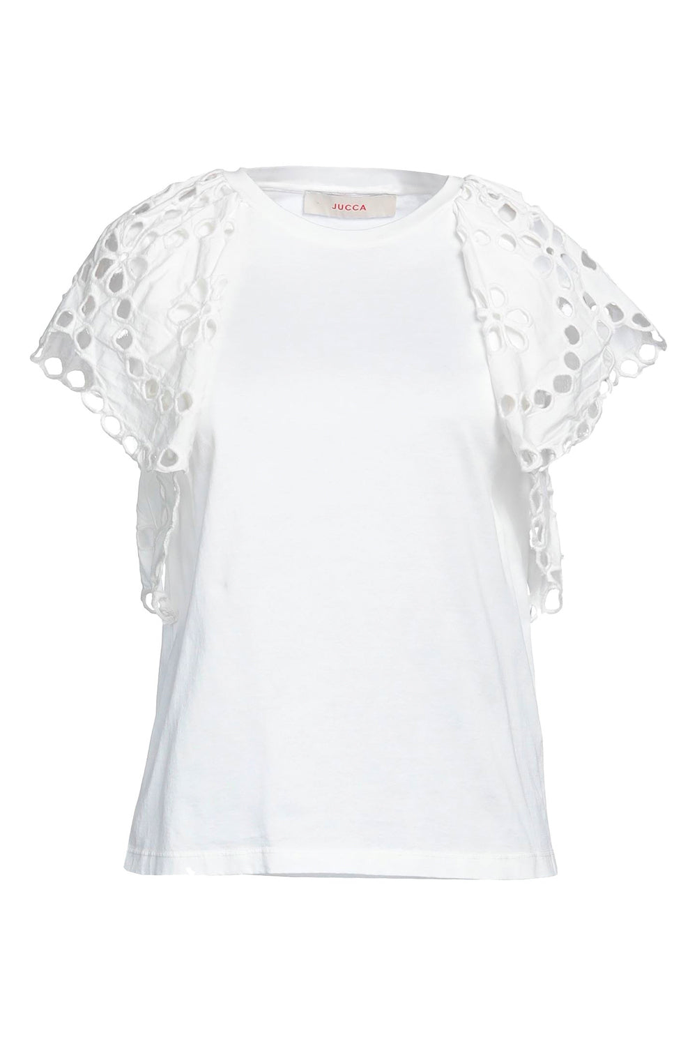 Tshirt con manica sangallo - JUCCA