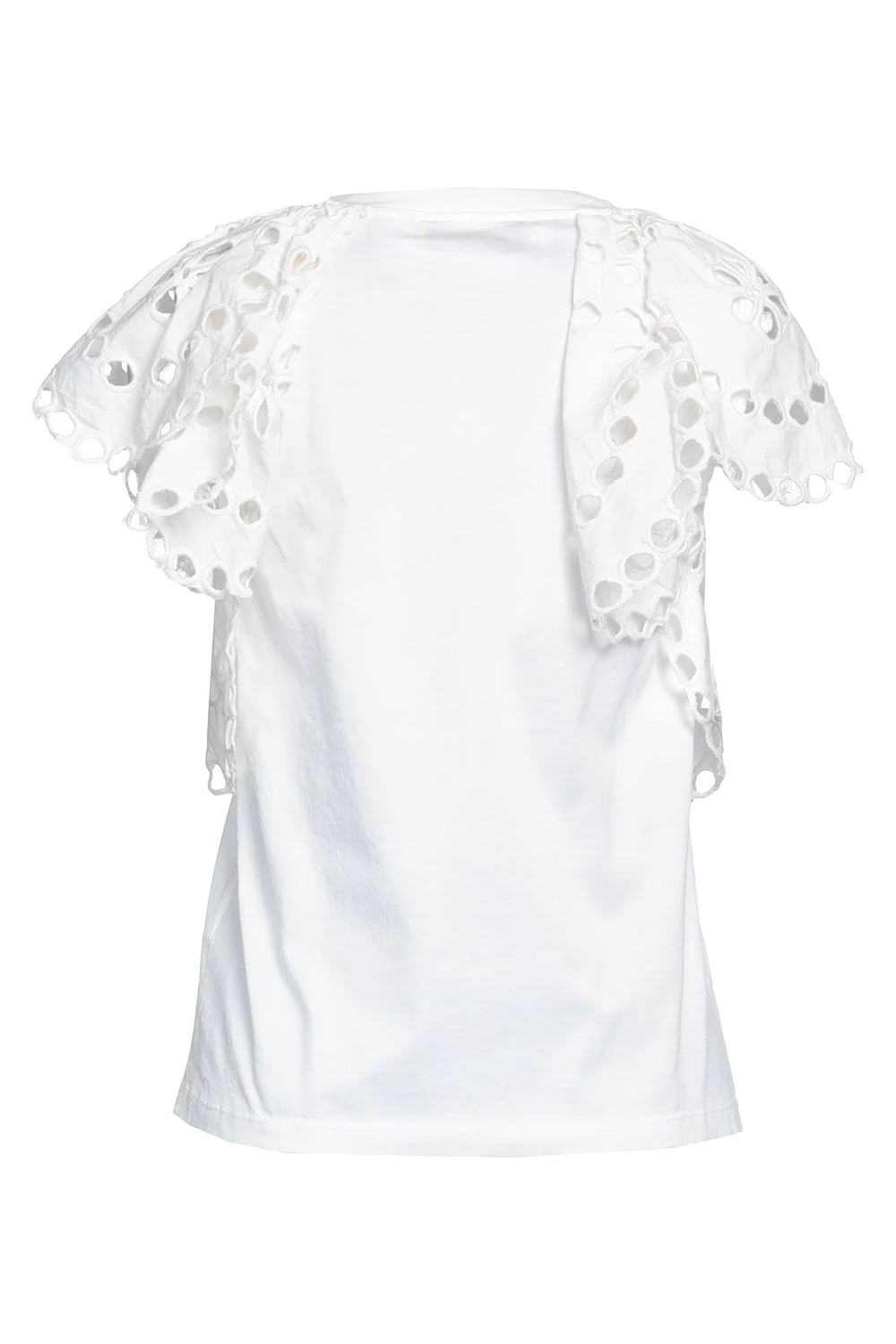 T-shirt con manica sangallo - JUCCA